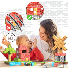 Load image into Gallery viewer, Blocchi magnetici educativi di Minecraft - Ozerty