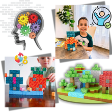 Load image into Gallery viewer, Blocchi magnetici educativi di Minecraft - Ozerty