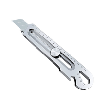 Load image into Gallery viewer, Taglierina multiuso retrattile per scatole -Nero - Ozerty