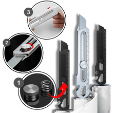 Load image into Gallery viewer, Taglierina multiuso retrattile per scatole - Ozerty