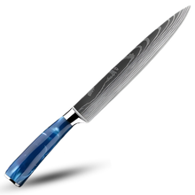 Load image into Gallery viewer, Coltelli giapponesi Blu Oceano -Sujihiki - Coltello per affettare 19 cm - Ozerty