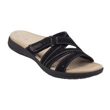 Load image into Gallery viewer, Sandali con Punta Aperta e Soletta Ortopedica -Nero - Ozerty