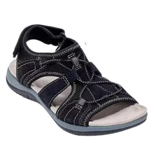 Load image into Gallery viewer, Sandali antiscivolo con supporto ortopedico -Nero - Ozerty
