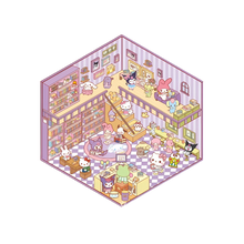 Load image into Gallery viewer, Adesivi Racconti Pastello per la Casa -Casa viola - Ozerty