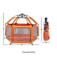 Carica l'immagine nel visualizzatore di Gallery, Box per bambini a rete pop-up - Ozerty