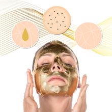 Carica l'immagine nel visualizzatore di Gallery, Maschera di pulizia per i pori dorata - Ozerty