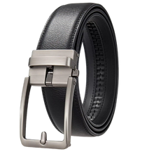 Load image into Gallery viewer, Cintura in Pelle Senza Fori -Nero - Ozerty