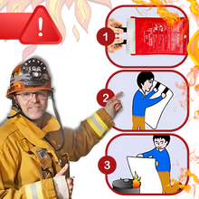 Load image into Gallery viewer, Coperte antincendio di emergenza a estinzione rapida - Ozerty