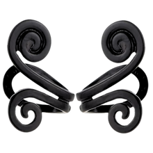 Carica l'immagine nel visualizzatore di Gallery, Orecchini non Piercing per Digitopressione -1 coppia Nero - Ozerty