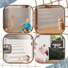 Load image into Gallery viewer, Cancello Retrattile in Rete per Animali Domestici e Bambini - Ozerty