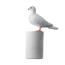 Load image into Gallery viewer, Distributore di Sapone con Sensore e Forma a Piccione -Bianco - Ozerty