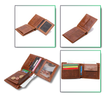 Carica l'immagine nel visualizzatore di Gallery, Portafoglio in pelle elegante e sofisticato - Ozerty