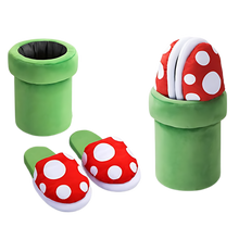 Carica l'immagine nel visualizzatore di Gallery, Morbide pantofole in peluche di Mario Pianta Piranha - Ozerty