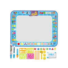 Load image into Gallery viewer, Tappetino stimolante per scarabocchi ad acqua -Alfabeto - Ozerty