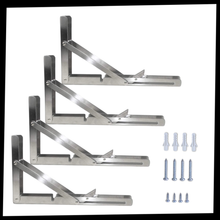 Load image into Gallery viewer, Eleganti staffe pieghevoli a muro per ripiani - Ozerty