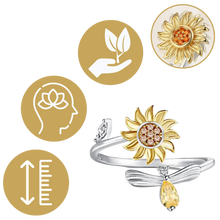 Carica l'immagine nel visualizzatore di Gallery, Anello Girasole rotante - Ozerty