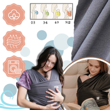 Carica l'immagine nel visualizzatore di Gallery, Imbragatura per neonati traspirante e di sostegno - Ozerty