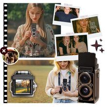 Load image into Gallery viewer, Fotocamera Reflex a Doppio Obiettivo Senza Tempo - Ozerty