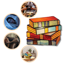 Load image into Gallery viewer, Lampada a libri impilati senza tempo - Ozerty