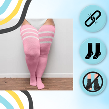 Load image into Gallery viewer, Calze alte da donna con punta rinforzata - Ozerty