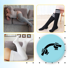 Load image into Gallery viewer, Calze alte da donna con punta rinforzata - Ozerty