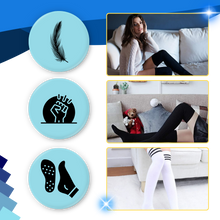 Load image into Gallery viewer, Calze alte da donna con punta rinforzata - Ozerty