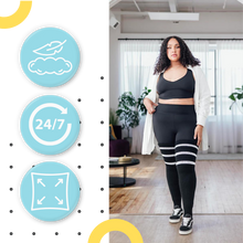 Load image into Gallery viewer, Calze alte da donna con punta rinforzata - Ozerty