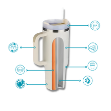 Load image into Gallery viewer, Tazza per auto di grande capacità con manico - Ozerty