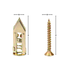 Carica l'immagine nel visualizzatore di Gallery, Kit di 18 Bulloni a Espansione per Parete - Ozerty