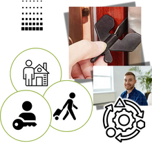 Load image into Gallery viewer, Blocco Universale per Porte Senza Foratura - Ozerty