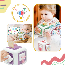 Load image into Gallery viewer, Cubo giocattolo sensoriale 6 in 1 - Ozerty