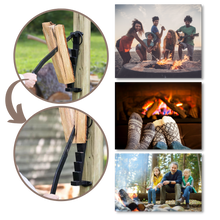 Load image into Gallery viewer, Spaccalegna da parete per legna da ardere - Ozerty