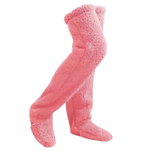 Load image into Gallery viewer, Calzini lunghi riscaldanti e morbidi -Polvere di corallo - Ozerty