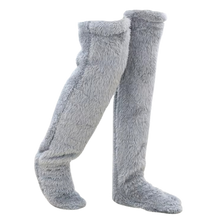 Load image into Gallery viewer, Calzini lunghi riscaldanti e morbidi -Grigio chiaro - Ozerty