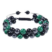 Carica l'immagine nel visualizzatore di Gallery, Bracciale di protezione resistente all'acqua -Oscurità di smeraldo - Ozerty