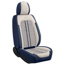 Load image into Gallery viewer, Protezione impermeabile per sedili auto -Bordo bianco blu - Ozerty