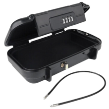 Carica l'immagine nel visualizzatore di Gallery, Piccolo contenitore impermeabile con serratura -Nero - Ozerty