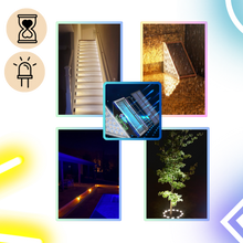 Carica l'immagine nel visualizzatore di Gallery, Luci solari impermeabili per gradini - Ozerty