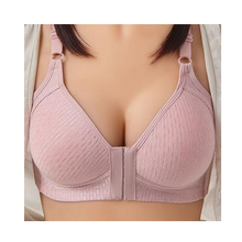 Load image into Gallery viewer, Reggiseno push up senza fili per taglie forti -Cotone piqué Pasta di fagioli - Ozerty