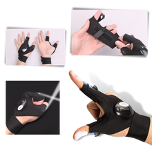 Carica l'immagine nel visualizzatore di Gallery, Paio di guanti a LED con luci impermeabili