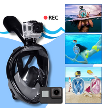 Carica l&#39;immagine nel visualizzatore di Gallery, Maschera da snorkeling con vista panoramica a 180° - Ozerty
