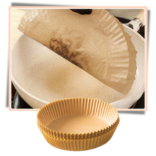 Load image into Gallery viewer, Confezione di rivestimenti di carta per friggitrice ad aria monouso
