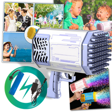 Load image into Gallery viewer, Soffiatore di bolle a 69 fori bazooka - Ozerty
