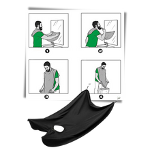 Carica l&#39;immagine nel visualizzatore di Gallery, Grembiule da barba per la rasatura - Ozerty
