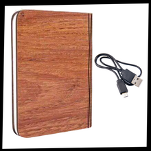 Carica l&#39;immagine nel visualizzatore di Gallery, Lampada da lettura ricaricabile in legno - Ozerty
