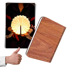 Carica l&#39;immagine nel visualizzatore di Gallery, Lampada da lettura ricaricabile in legno
