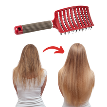 Load image into Gallery viewer, Spazzola per capelli massaggiante in setola di cinghiale - Ozerty
