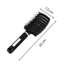 Load image into Gallery viewer, Spazzola per capelli massaggiante in setola di cinghiale - Ozerty
