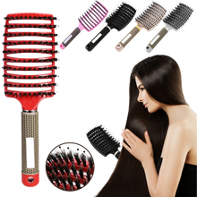 Load image into Gallery viewer, Spazzola per capelli massaggiante in setola di cinghiale - Ozerty

