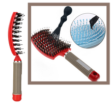 Load image into Gallery viewer, Spazzola per capelli massaggiante in setola di cinghiale - Ozerty
